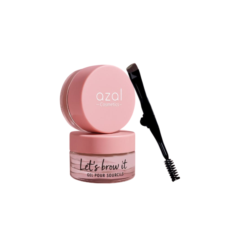 Gel Sourcils Transparent LET'S BROW IT – Fixation 24h, Effet Naturel et Nourrissant