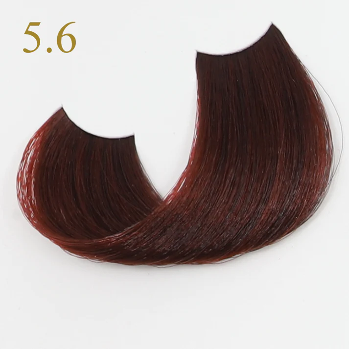 Coloration Keratin Oro Pure Fanola Oro Therapy - Rouge 5.6 Chatain clair rouge