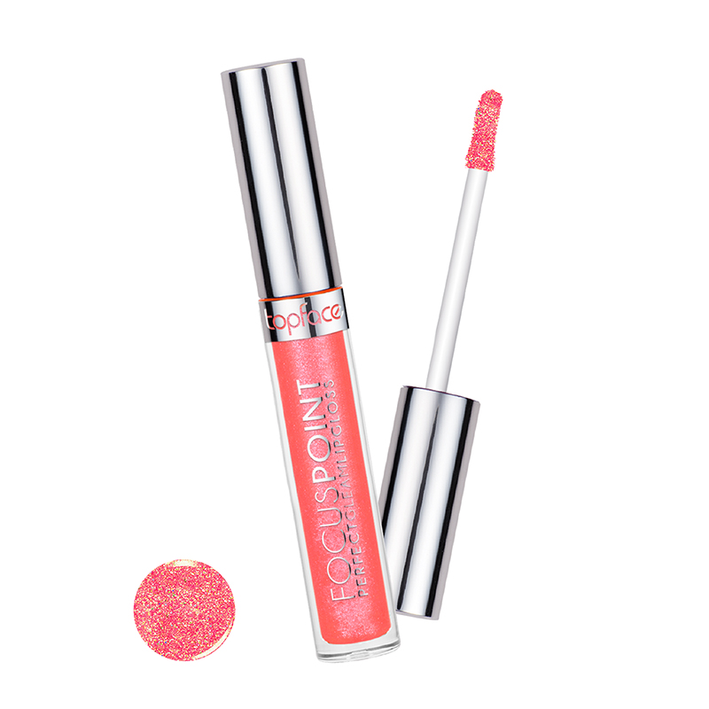 Focus Point Perfect Gleam Lipgloss - Topface 107 (#ff5a56)