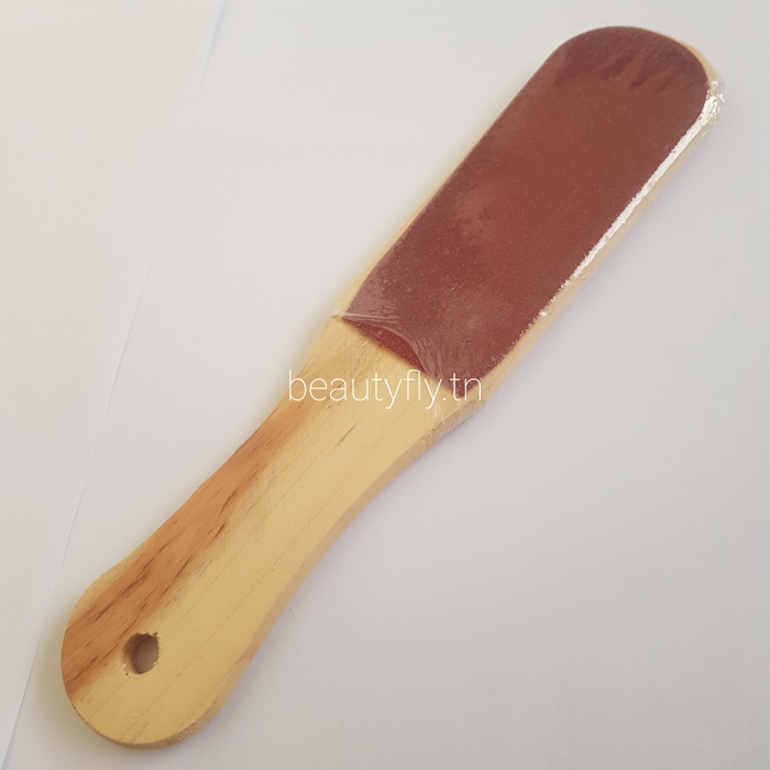 Râpe à Pied en Bois Double Face – Lime Naturelle pour Pédicure & Callosités