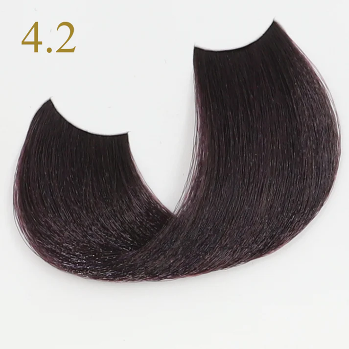 Coloration Keratin Oro Pure Fanola Oro Therapy - Violet 4.2 Chatain violet