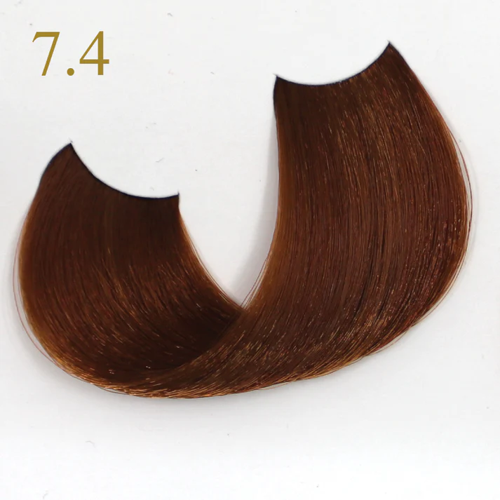 Coloration Keratin Oro Pure Fanola Oro Therapy - Cuivré 7.4 Blond cuivré
