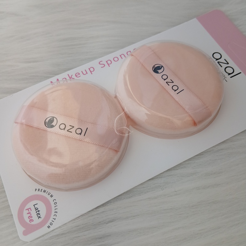 Éponges Maquillage Rondes Azal – Premium Collection, Pack de 2, Latex Free, Rose ou Beige MUP3-42 (#ffe2d6)