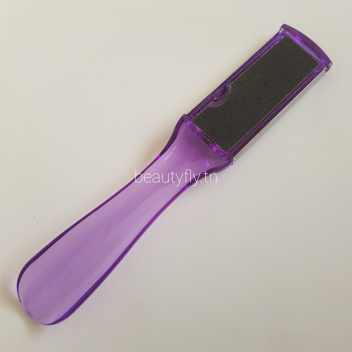 Râpe à Pieds Double Face – Grattoir Pédicure pour Pieds Secs et Mouillés, Acier Inoxydable & Papier de Verre