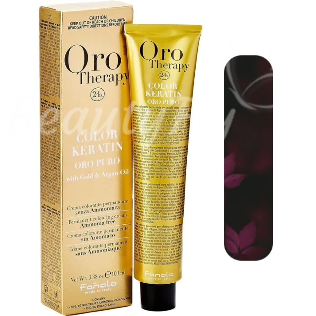 Coloration Keratin Oro Pure Fanola Oro Therapy - Violet