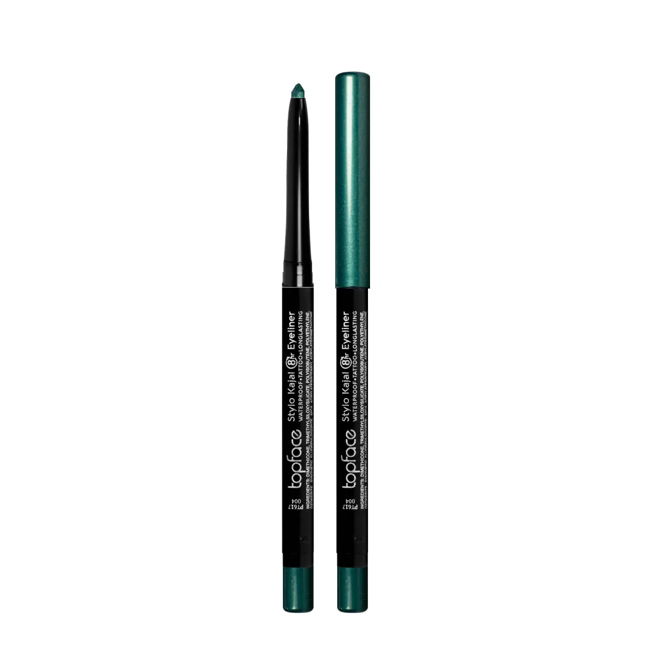 Stylo Kajal Eyeliner - Topface 004-Green (#164b43)