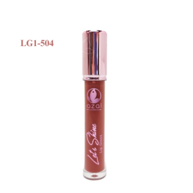Gloss LET’S SHINE Azal – Brillance Intense & Hydratation Longue Tenue LG1 - 504 (#b26e6b)