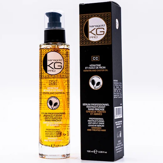 Sérum Keragold à la Kératine et l’Huile de Ricin