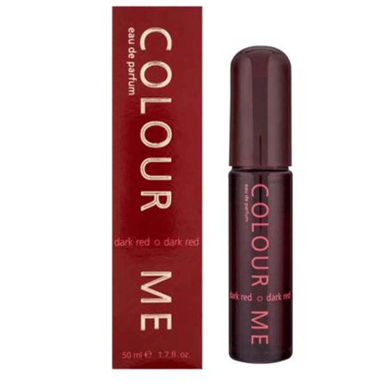 Colour Me Red Dark Eau de Parfum Femme 50 ml – Parfum Ambré Floral Boisé Oriental