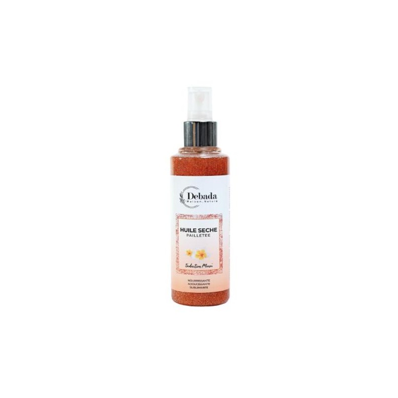 Huile Sèche Pailletée Séduction au Monoï – Debada – 170 ml