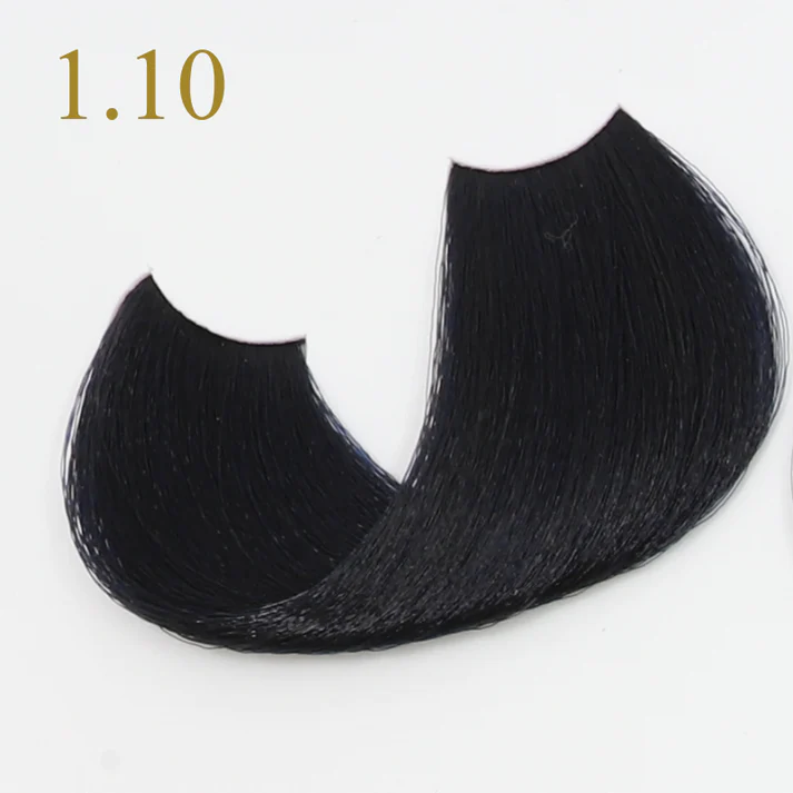 Coloration Keratin Oro Pure Fanola Oro Therapy - Cendré 1.10 Bleu noir