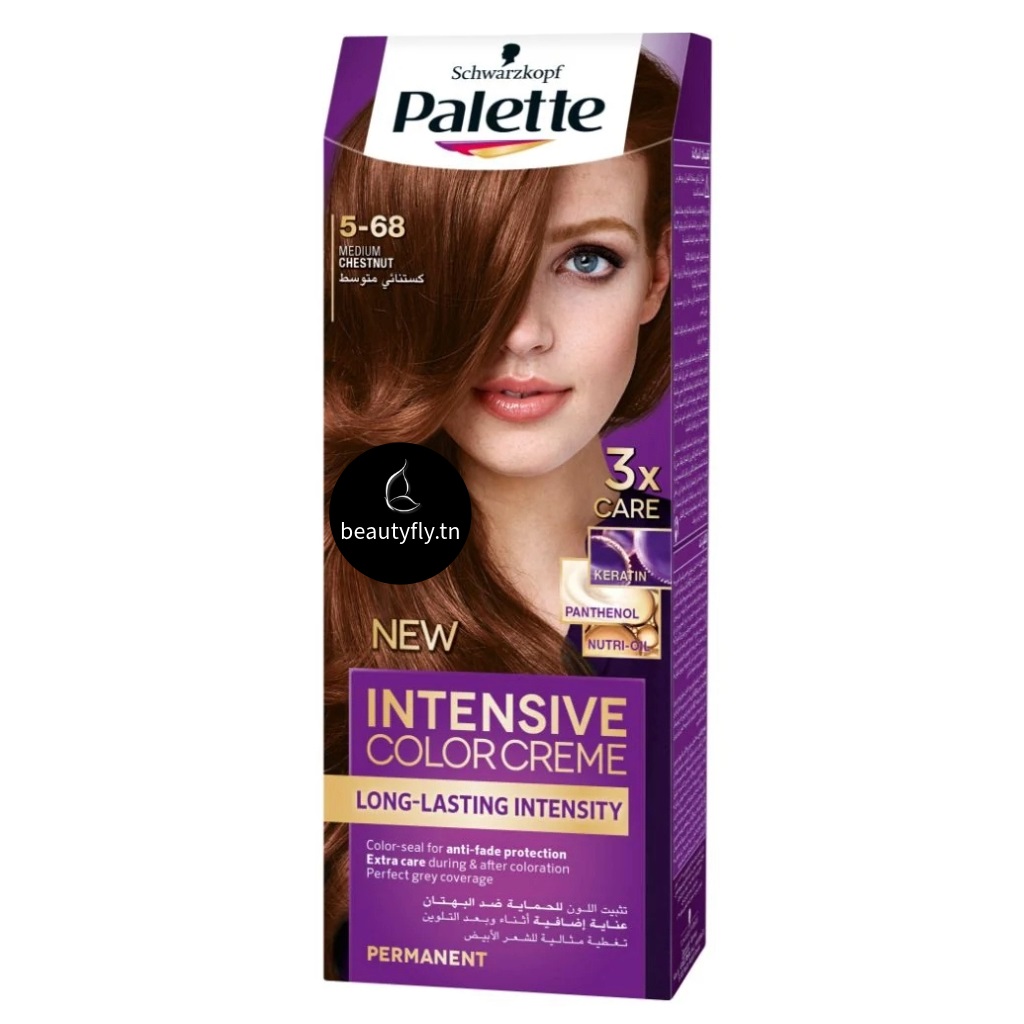 Palette Intensive Color Crème – Coloration Longue Durée 5-68 Medium Chestnut