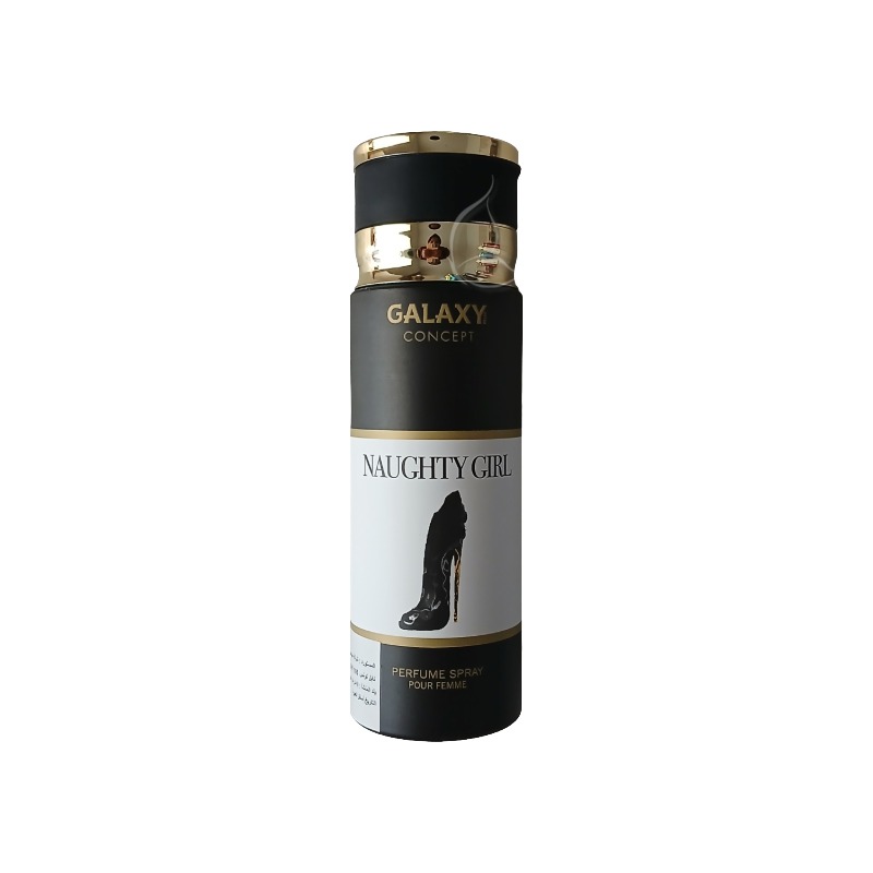 Galaxy Concept Body Spray Perfume - Femme - Déodorant Parfumé Longue Tenue (Plusieurs Parfums) Naughty Girl