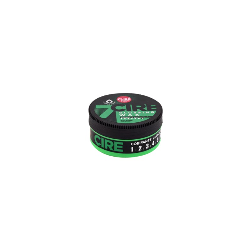 CURE Cire Professionnelle Coiffante & Modelante – Effet Mat Longue Tenue – Vert 70g