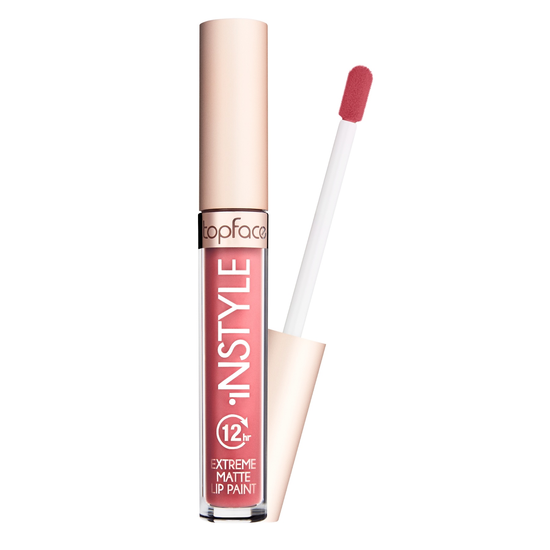 Gloss matte Topface Instyle Extreme Matte Lip paint 019 (#bc4654)