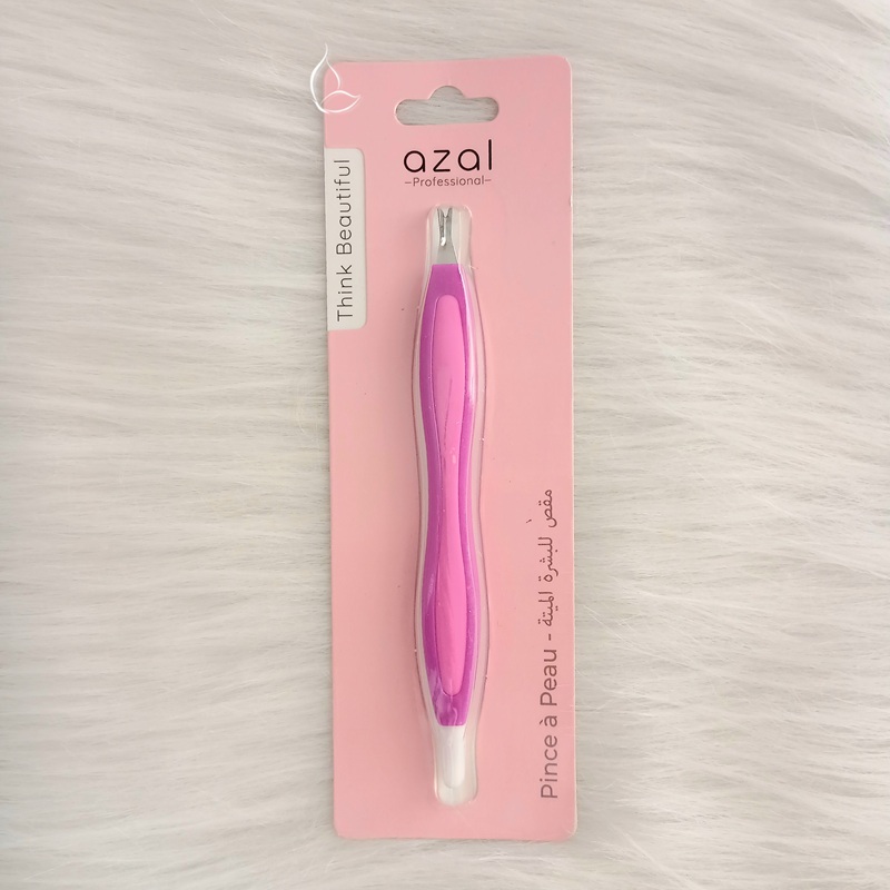 Pince à Peau Double Face Azal – Précision & Confort pour Cuticules CT5-143 (#c0599b)
