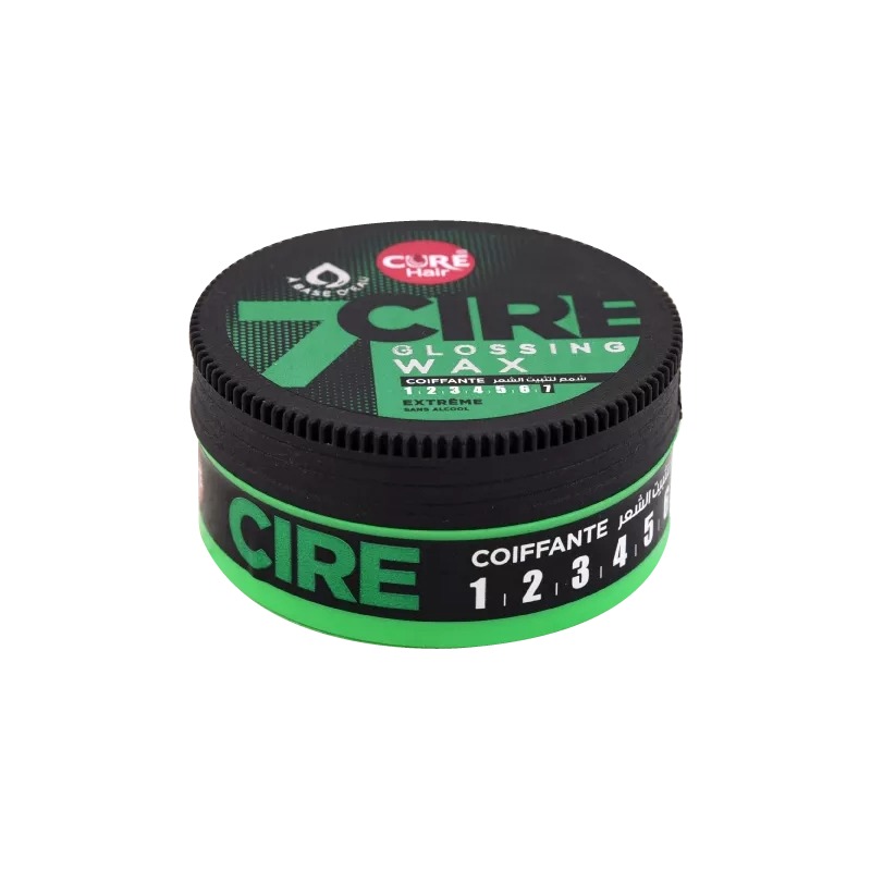 CURE Cire Professionnelle Coiffante & Modelante – Effet Mat Longue Tenue – Vert 170g