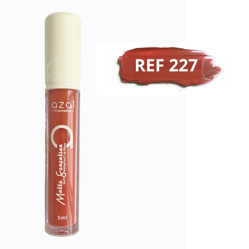 Gloss MATTE SENSATION – Couleur Intense, Fini Mat & Longue Tenue REF 227